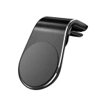 Magnetinis automobilinis telefono laikiklis ventiliacijos grotelėms, Juodas