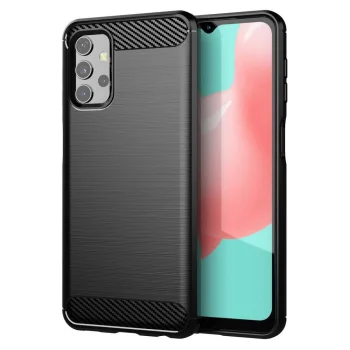 Samsung Galaxy A32 4G dėklas Brushed TPU, juodas