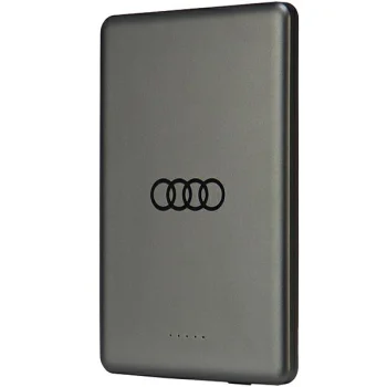 Audi Big Logo MagSafe išorinė baterija 15W 5000mAh, pilka