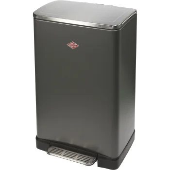 Rūšiavimo šiukšliadėžė Wesco Big Double Boy 2x 18 l su pedalu, matinė grafito