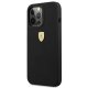 Ferrari dėklas iPhone 13 Pro Max telefonui, Silicone Collection, juodas
