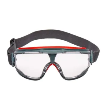 Apsauginiai akiniai 3M GoggleGear 500 GG501 su Scotchgard danga, pilki / raudoni