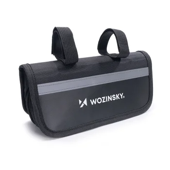 Dviračio įrankių rinkinys Wozinsky WMZ-01N su pompa ir krepšiu, juodas