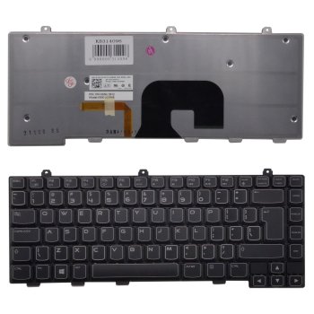 Dell Alienware M14X klaviatūra (US išdėstymas), juoda