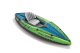 Pripučiama vienvietė baidarė Intex Challenger K1, 274 x 76 x 33 cm, žalia