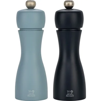 Peugeot Tahiti druskos ir pipirų malūnėlių rinkinys, 15 cm, Night & Azur