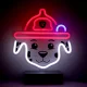 Psi Patrol Marshall LED neoninė lempa su stoveliu
