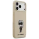Karl Lagerfeld Silicone MagSafe dėklas, skirtas iPhone 17 Pro Max, rudas