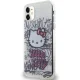 Hello Kitty iPhone 11 / XR dėklas IML Kitty On Bricks Graffiti, baltas