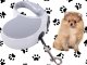 Retractable Dog Leash up to 15kg, 5m, Grey