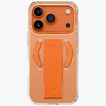 Uniq Heldro Air MagClick dėklas telefonui iPhone 17 Pro, oranžinis