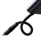 Garso adapteris 2-in-1 Joyroom SY-L01 Lightning į 3.5 mm + Lightning, juodas