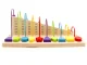 ECOTOYS Wooden Abacus Learning Toy with Number and Shape Blocks