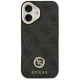 Guess iPhone 17 Case 4G Strass Logo MagSafe, Black