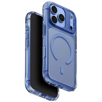 Dėklas Uniq LifePro Xtreme Magclick skirtas iPhone 18 Pro / 17 Pro, skaidrus mėlynas