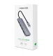 Ugreen USB-C šotuotuvas - 4x USB 3.2 Gen 1 su USB-C maitinimu, pilkas