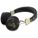 Belaidės ant ausų dedamos ausinės Guess 4G Triangle Round Shape ENC GUBH70E4PTMK, juodos