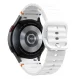 Tech-Protect silikoninis dirželis Samsung Galaxy Watch 4 / 5 / 6 / 7 / FE, baltas