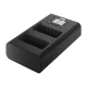 Newell DL-USB-C dviejų kanalų įkroviklis CPSS1B akumuliatoriui GoPro 13A