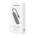 Ugreen USB šotuotuvas - 4x USB 3.2 Gen 1 su Micro USB maitinimu, pilkas (CM219)