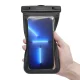 Spigen A601 Universal Waterproof Case vandeniui atsparus dėklas (2 vnt.), juodas