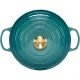 Apvalus puodas Le Creuset Signature 26 cm, Riviera Blue