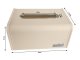 Elegant Tissue Box Dispenser with Spring Support
