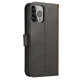 Wallet Case with Stand for iPhone 15 Pro Max Magnet Case - Black
