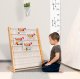 Vaikiška knygų lentyna, 76,5 cm, medis / audinys, Montessori stiliaus