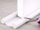 Under Door Draft Stopper Foam Seal Cold Air Blocker 96cm, White