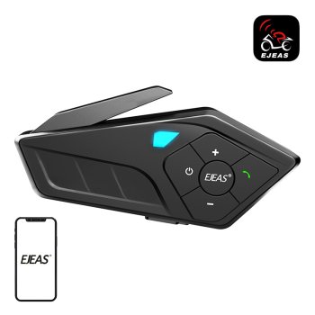 Ejeas E1PRO motociklininko šalmo laisvų rankų įranga