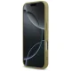 Guess iPhone 17 dėklas Fixed Glitter Big 4G, auksinis
