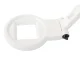 Stalinis juvelyrinis didinamasis stiklas 8x ir 12x su 18 LED, USB, baltas / juodas
