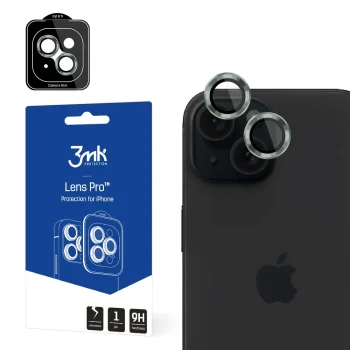 Kameros lęšių apsauginis stiklas 3mk Lens Protection Pro iPhone 15, žalias
