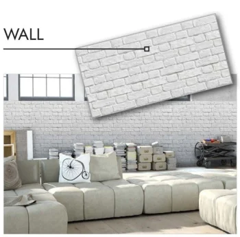 Dekoratyvinė sienų plokštė WALL 500x1000mm, 3mm storio
