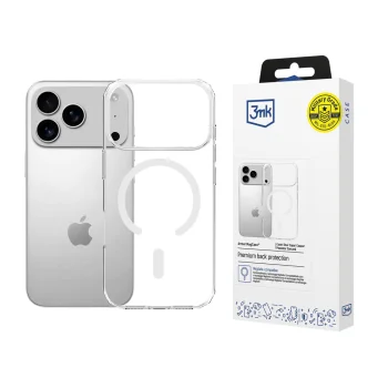 Apsauginis dėklas 3Mk Armor MagCase skirtas iPhone 17 Pro Max, skaidrus