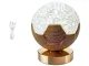 LED Night Light Football, 3 Light Modes, USB-C, White/Gold
