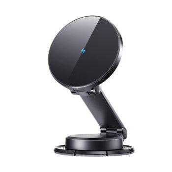 Joyroom JR-ZS408 magnetinis automobilinis laikiklis su 15W belaidžiu įkrovikliu, juodas