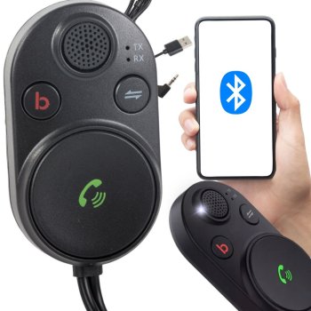 Automobilinis „Bluetooth 5.3“ imtuvas AUX USB adapteris su laisvų rankų įranga