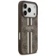 Dėklas Guess 4G Printed Stripes MagSafe, skirtas iPhone 17 Pro, rudas