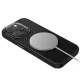 Uniq Keva Magclick dėklas su MagSafe, skirtas iPhone 15 Pro, juodas