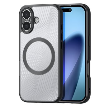 Dux Ducis Aimo Mag dėklas iPhone 17 telefonui, juodas