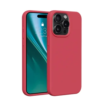Etteri Silicone Case for Apple iPhone 12 / 12 Pro, Red