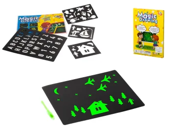 UV Magic Light Drawing Board