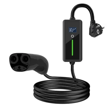 Nešiojamas EV įkroviklis Hismart Tesla NACS - Schuko, 3.5kW, 5m