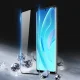 Apsauginis stiklas Dux Ducis Curved Glass telefonui Honor 60 Pro su juodu rėmeliu