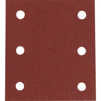 Švitrinis popierius Makita P-33124 102x114 mm P120 su kibukais, 10 vnt.