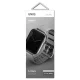 Uniq Linus dirželis Apple Watch 1/2/3/4/5/6/7/8/9/SE/SE2 38/40/41mm, pilkas