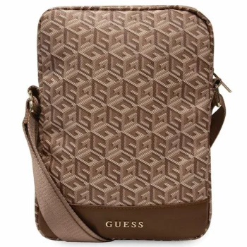 Guess GCube Stripe planšetės krepšys iki 10", rudas