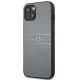 Guess Saffiano Stripe dėklas, skirtas iPhone 13 mini, pilkas